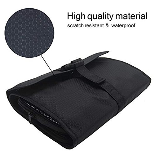 Hanging Toiletry Bag for Men and Women 2 Pack Large Capacity Travel Kit Cosmetic Makeup Storage Organizer with Metal Hanging Hook