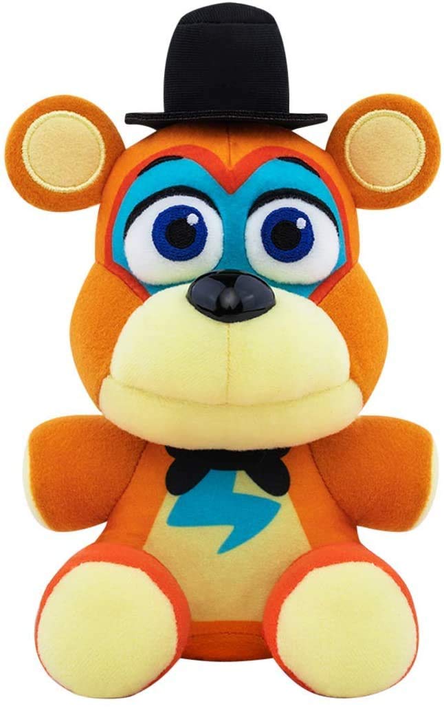 Funko Plush: Five Nights at Freddy's (FNAF) Pizza Plex-Glamrock Freddy Fazbear - FNAF Pizza Simulator - Peluche suave coleccionable - Idea de regalo de cumpleaños - Mercancía oficial - Relleno