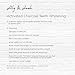 Lily & Lacey Coconut Activated Charcoal Teeth Whitening Powder I 100% Natural | Gently Lifts Stubborn Stains Off Teeth for Instant Teeth Whitening & a Clean, Polished, Dazzling Smile – 3 Month Supply