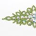 1 Pc Gleaming Wedding Applique Crystal Rhinestone Trim Ribbon Sash/Bridal Applique