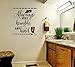Wall Decor Plus More WDPM3891 Always Stay Humble and Kind Western Wall Art Quotes Vinyl Decal Stickers, 21x23-inch, Chocolate, 21
