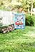 Evergreen Life is an Adventure Just Go Double-Sided Burlap Garden Flag - 12.5”W x 18