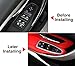 9 moon Stainless Steel Window Lift Button Decoration Sequins for BMW 3-Series F30 F35 316i 320 320Li
