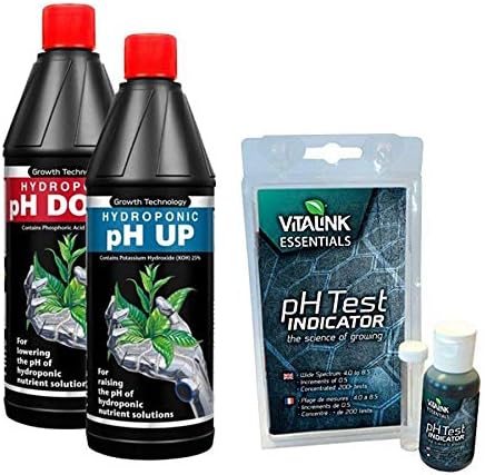 Gardeners Corner pH Test Kit 250ml Vitalink Up & Down Solution