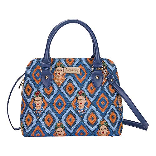 Signare Tapestry Handbags Shoulder bag and Cross body Bags for Women with Mexican Folk Art Designs (Frida Icon; CONV-FKICON) — image 1