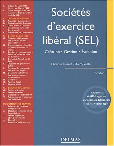 Sociétés d'exercice libéral, SEL