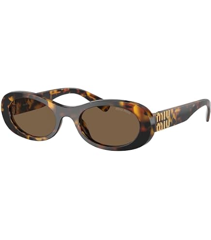 Amazon.com: Miu Miu CORE COLLECTION MU 52VS ZVNQZ9 Pale Gold Metal