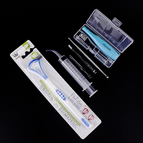 Airgoesin Professional Tonsil Stone Remover Tool LED Light (Blue