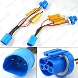 Classy Autos 9004 9007 HID Conversion Kit Error Free w/ Load Resistor Wiring Harness Adapter (2 Pieces)