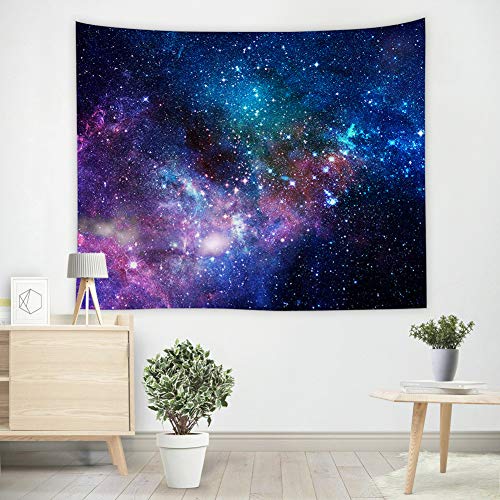 BeGrit Starry Sky Tapestry 3D Printing Stars Tablecloth Sheet Art Classic Wall Hanging Tapestries for Living Room 150x100cm