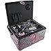 Singer 57261 Vintage Sewing Baskets, Large, Pink/Black