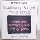 Trader Joe's Blueberry and Acai Facial Scrub, 2 Oz Jar