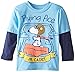Peanuts Little Boys' Snoopy Flying Ace Jr. Cadet Toddler Boys Two-Fer Tee