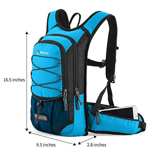 MIRACOL Hydration Backpack with 2L Water Bladder, Thermal Insulation Pack Keeps Liquid Cool up