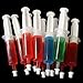 Party Essentials 1.5 Ounce Gelatin Shot/Gelatin Syringe Injectors with Caps, 12-Count, Clear