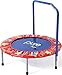 Pure Fun 36-inch Kids Bungee Trampoline with Handrail, Ages 3 to 7, Multi