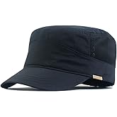 FASHIXD Mesh Military Cap Plus Size Hats for Men Summer XL Army Hats Quick Qry Short Bill Hat Cadet Cap