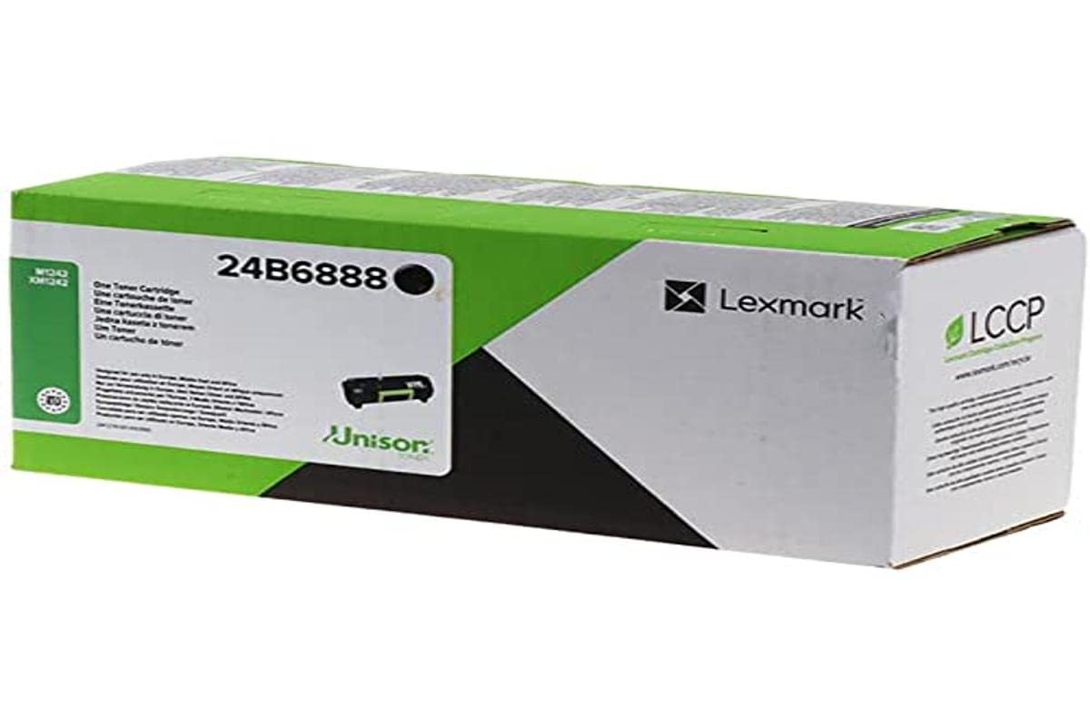 LEXMARK 24B6888 Black Toner Cartridge 21,000 Pages M1242 / XM1242