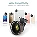 2 in 1 Mobile Phone Lens Kit 0.5X Super Wide Angle Lens & 13X Macro Lens, Clip on Cell Phone Camera， Professional HD Camera Lens for iPhone 7/6s/6/5s, Most Smartphones & iPad