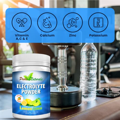 Pride Naturals Electrolyte Powder, No Sugar Hydration Drink for Energy