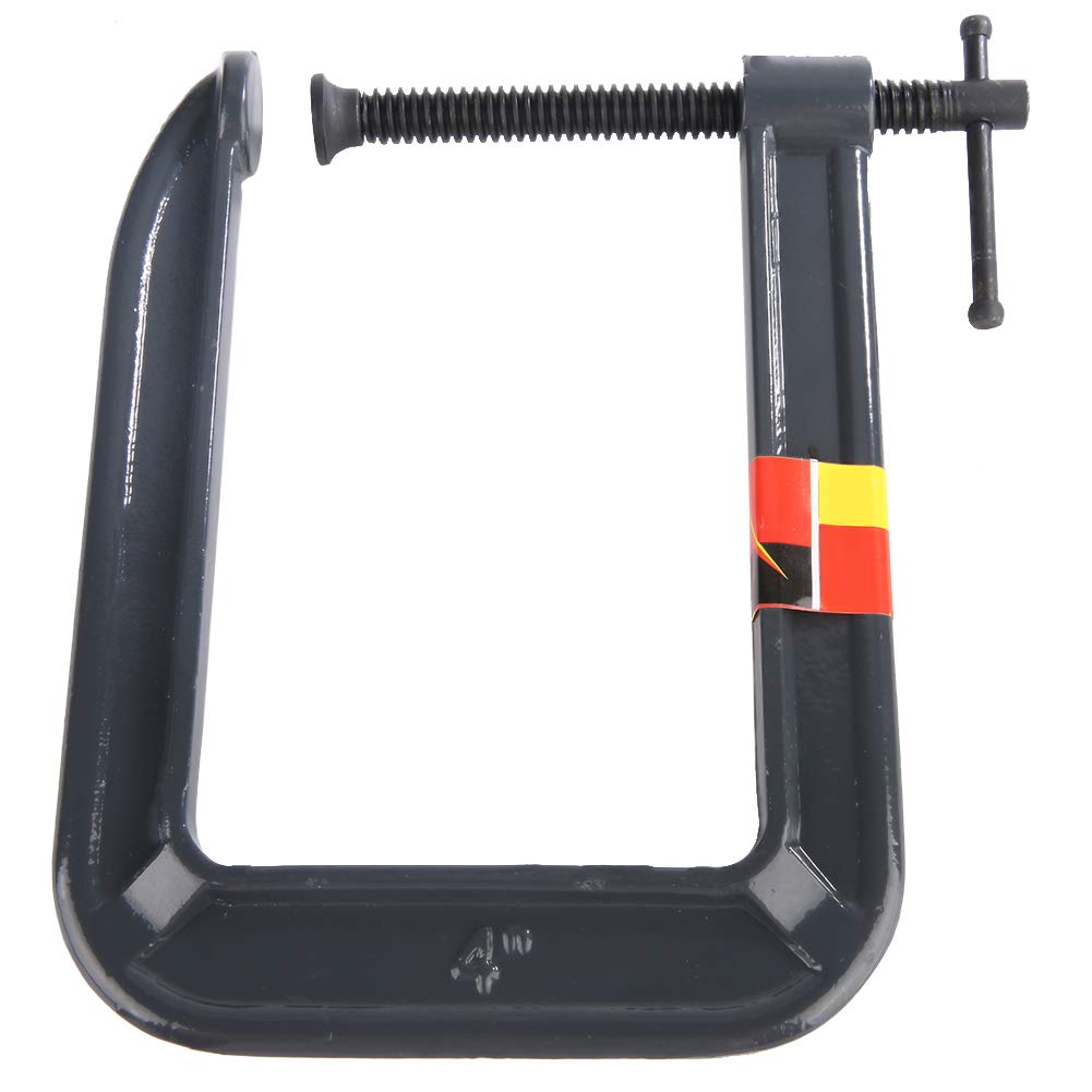 Heavy Duty G Type Woodworking, C Clamps 4 Inch Deep Throat C Clamp C Clamp Diy Carpentry Clamping Device (Clamping thickness 100*depth 185mm)