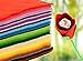 Onepine 15pcs 12x8 inch/30x20cm Felt Sheets DIY Craft Soft Felt Sewing Squares Nonwoven Patchwork 1.4mm Thick,15 Colors are Random (15 PCS / 20x30 cm)