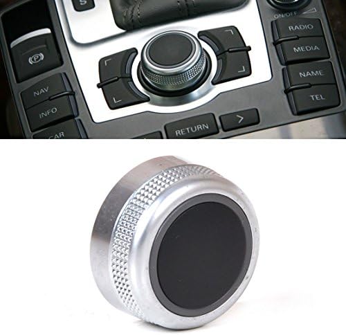 SZMWL Chrome MMI Control Knob Rotary Menu Navi Cover 4F0919069 for Audi A6 C6 A7