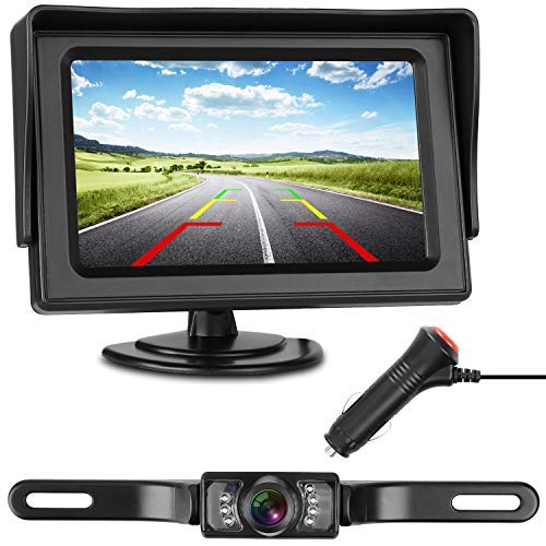 Yakry HD Backup Camera and Monitor Kit Wire Single Power Supply For Whole System Rear View/Constantl - //coolthings.us