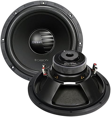 Orion Ztreet 10 Inch Woofer Svc 250 Watts Rms/1000 Max Audio Woofers - Black
