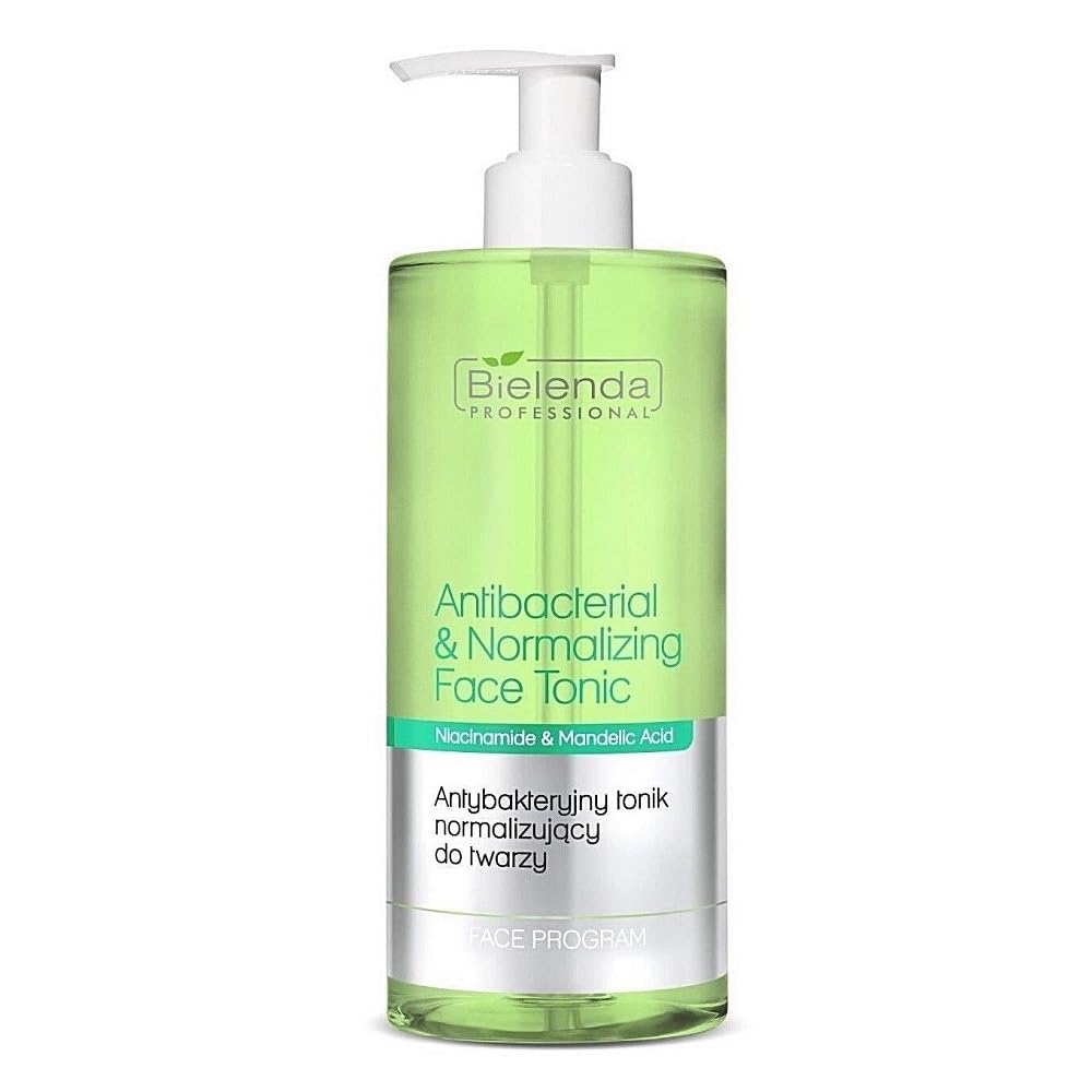 Bielenda Professional Antibacterial & NORMALIZING Tonic 500ml - ANTYBAKTERYJNY Tonik NORMALIZUJACY