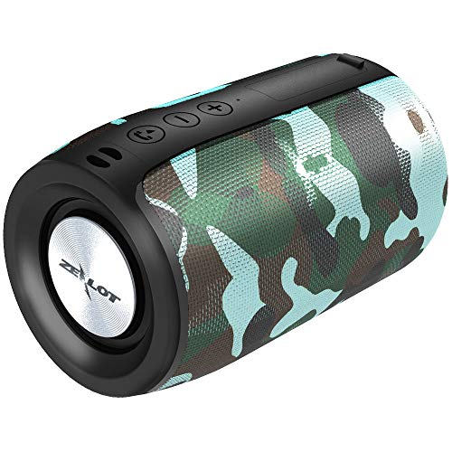 Enceinte Bluetooth Portable, Mini Haut-Parleur Bluetooth Enceinte sans Fil, avec Universel Support, Compatible Android iOS et Autres Appareils, Mains Libres Téléphone, Carte TF Support, Camouflage