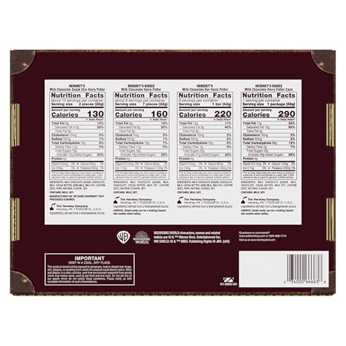 HERSHEY’S HARRY POTTER MILK CHOCOLATE VARIETY PACK, GIFT BOX, INDIVIDUALLY WRAPPED, 30.33 OZ (AMAZON EXCLUSIVE)
