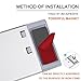 LED Under Cabinet Lighting with Motion Sensor, Wireless Rechargeable Battery Operated, 14 Inches Long with Germany OSRAM Eye-Protection LED Bulbs,Designed for Closet, Cabinet(2PACK)