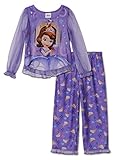 Disney Girls Sofia 2 Piece Set (Toddler)-Sheer Sleeve Purple-2T
