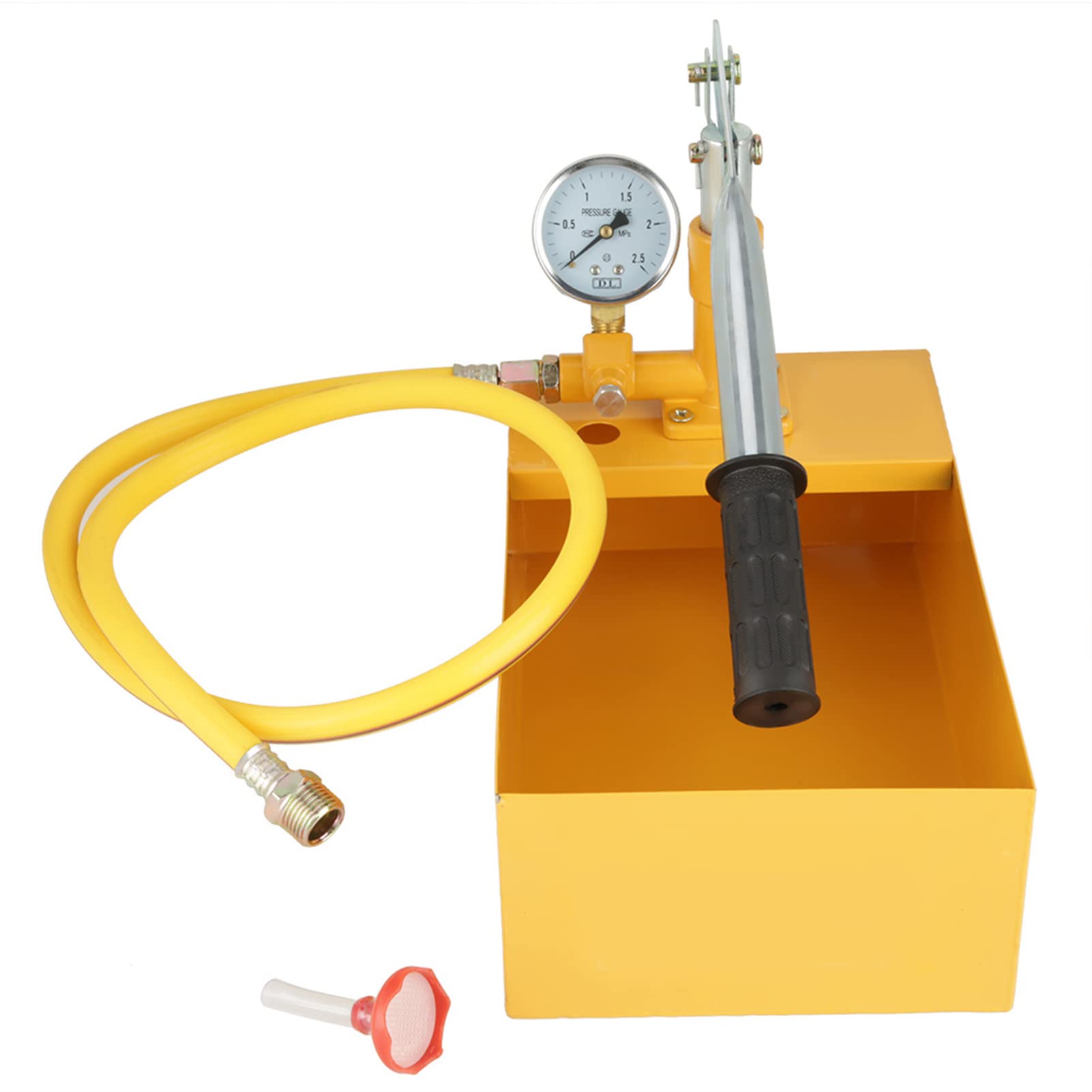 Photo 1 of Boxwizard Pressure Test Pump 2.5Mpa 25Kg Manual Hydraulic Water Pressure Test Pump Pipeline Tester Tool, Boxwizard1wozb375rk