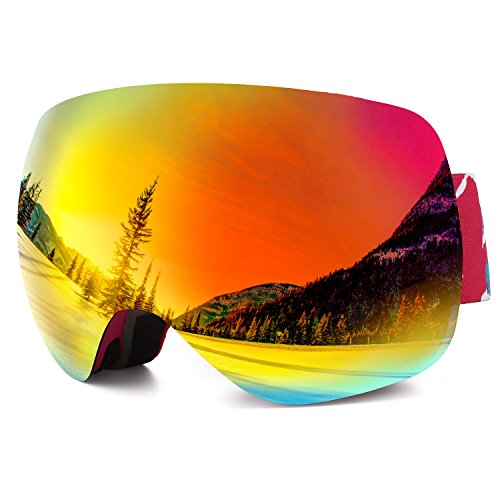 DAS Leben Ski Goggles Professional Anti-fog 103% UV Protection Snowboard Goggles With Sports Goggle Box for Sk