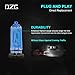 DZG H9 Halogen Headlight Bulb 65W 5500K Super Bright Warm White 12V H9 Fog Light Replacement Bulbs, Pack of 2