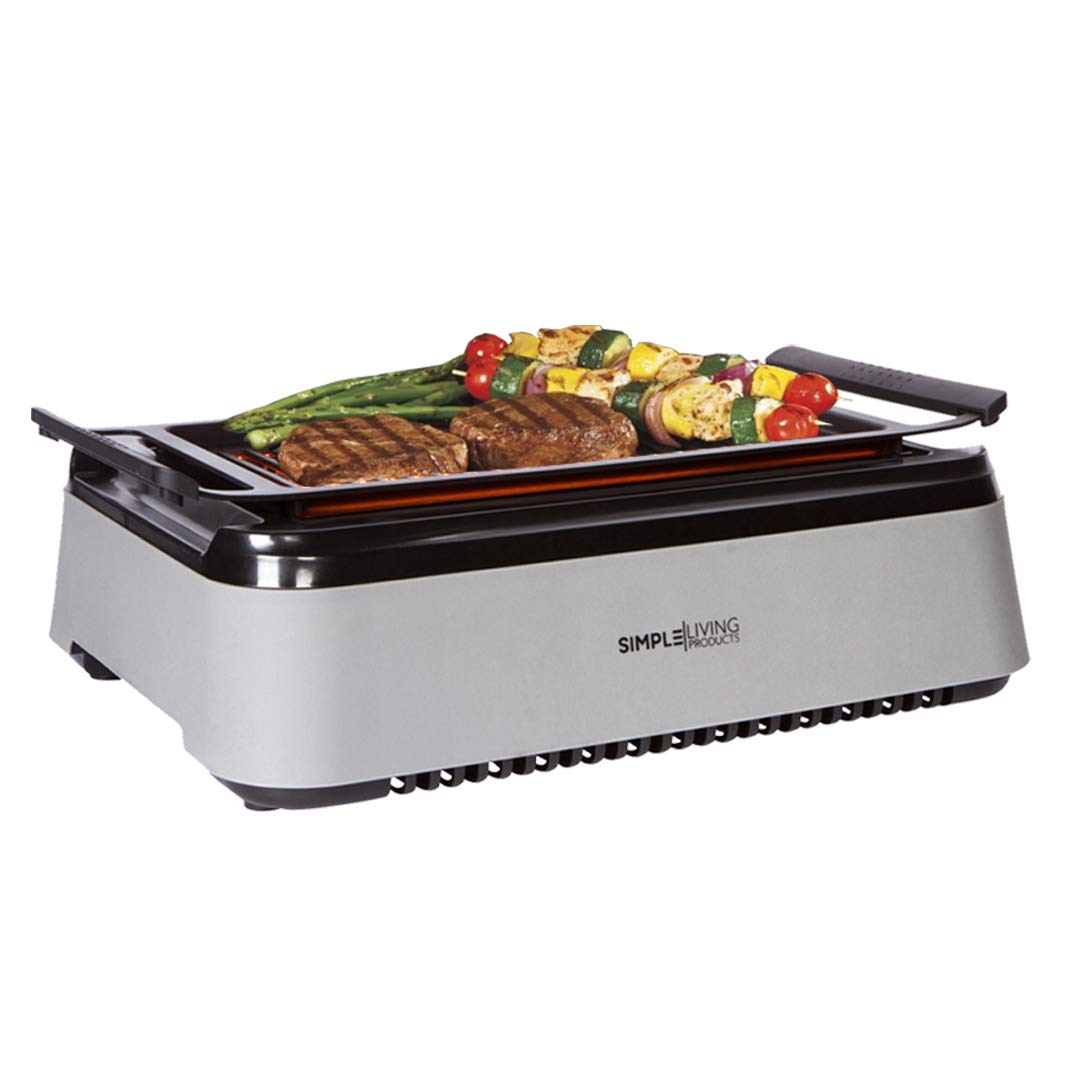 Simple Living Advanced Indoor Smokeless BBQ Grill Powered With