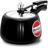 Hawkins 3 Litre Contura Black Pressure Cooker, Hard Anodised Inner Lid Cooker, Handi Cooker, Black (CB30)