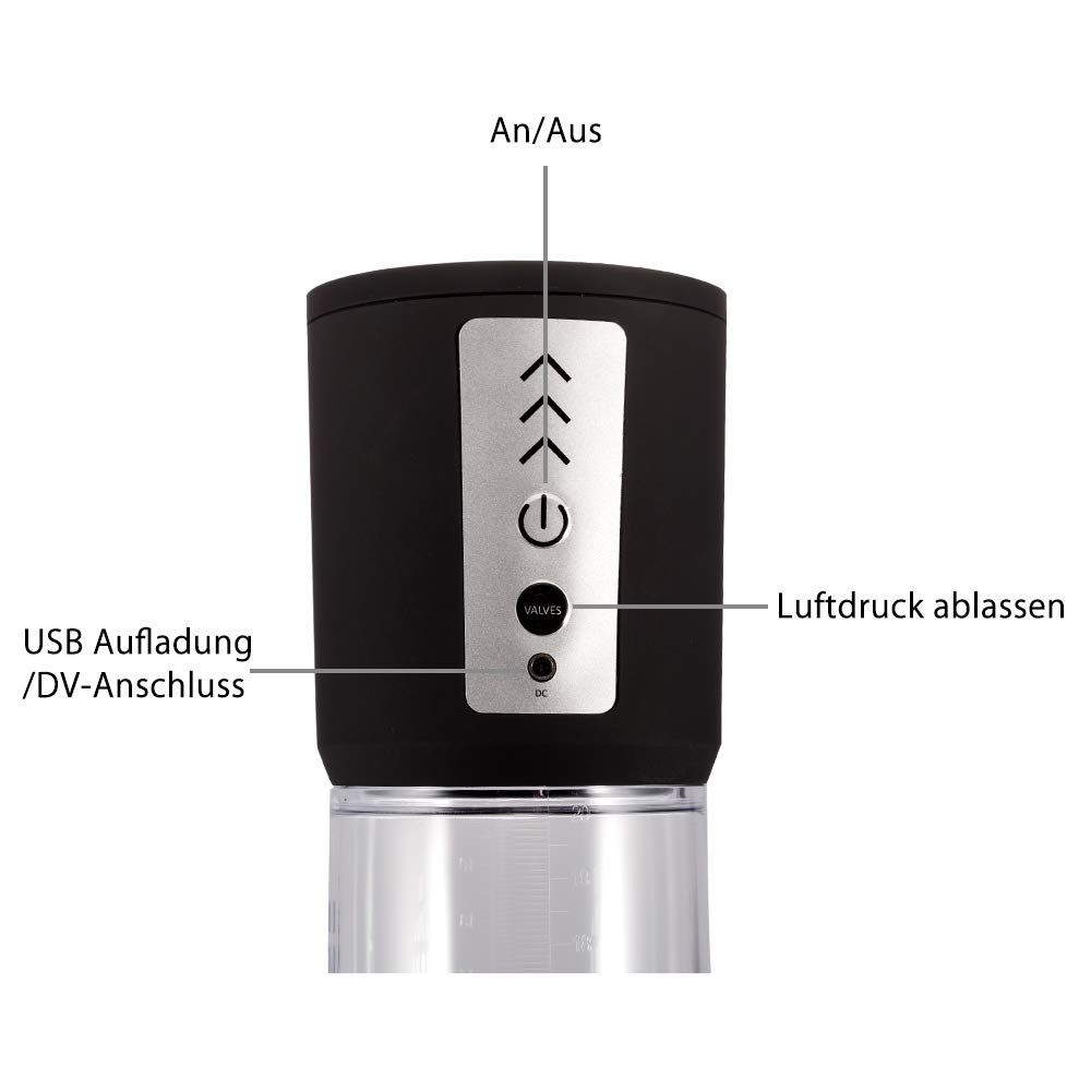 Penispumpen Männer Vakuumpumpe für Männer Elektrisch Pumpe Silikon Massagegerät FONDLOVE