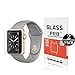 [2 Pack] Apple Watch 38mm Tempered Glass Screen Protector,Wtbone Anti-Scratch, 9H Hardness, Anti-Fingerprint, Bubble Free[Only Covers The Flat Area] Screen Protector for Apple Watch 38mm