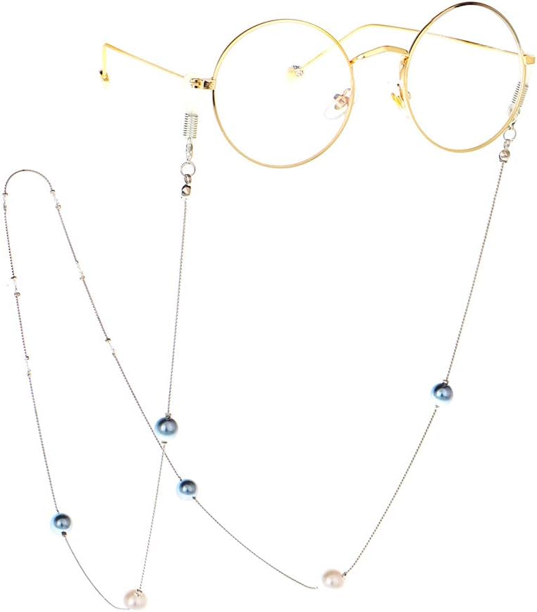 Pearl Eyeglass Chain Reading Glass Chain Cord for Women Sunglasses Holder Strap