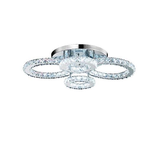 60 W Modern Designs Led Lamps Four Rings Lighting Bedroom Crystal