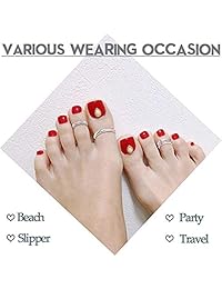 FIBO STEEL 12 Pcs Open Toe Rings for Women Girls Vintage Retro Wave Flower Celtic Knot Arrow Tail Band Toe Ring Adjustable