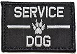 Service Dog, K9 Dog Patch - 2x3 Morale Patch (Black)