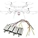XiaoPengYo Spare Parts Motor + Main Stand + Blade Cover + Blade lockstitch Compatible for Syma X8SC X8SW X8PRO