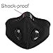 Running Mask Half Mask Motorcycle Mask Mesh Cover Activated Carbon Dustproof Mask