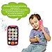 LUKAT Early Educational Baby Phone Baby Smartphone Toys for 12 Months Pretend Touch Phone with Sound and Music