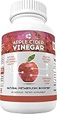 Apple Cider Vinegar 1250mg - Natural Weight Loss, Detox, Cleanser & Metabolism Booster, Non-GMO, Vegan, Gluten Free, Soy Free, 60 Capsules