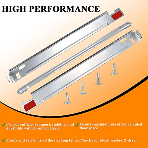 KSTK1 27inch Laundry Stacking Kit for LG Washer & Dryer Solid Metal